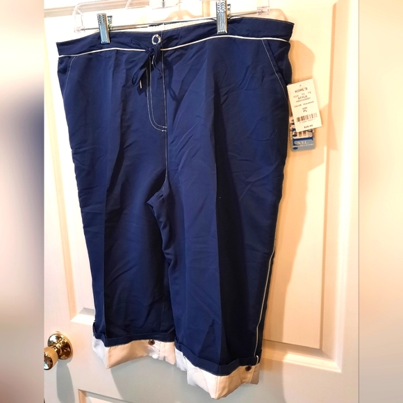 NWT! New York Laundry Mens Swim Trunks size PL - Picture 3 of 8